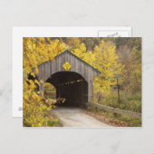 Gecodeerde brug, Vermont, Verenigde Staten 2 Briefkaart (Voorkant / Achterkant)