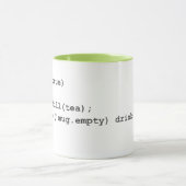 Gecodeerde instructies - thee mok (Midden)