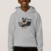 Gecodeerde Siamese kat cartoon (Voorkant)