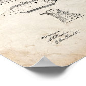 Gecombineerd aambeeld- en gezichtspatroon - Oude l Poster (Hoek)