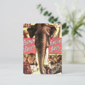 Gecombineerd Barnum en Bailey en Ringling Bros - E Briefkaart (Staand voorkant)
