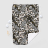 Gecombineerd, etnisch, Afrikaans . Golfhanddoek (Insitu)