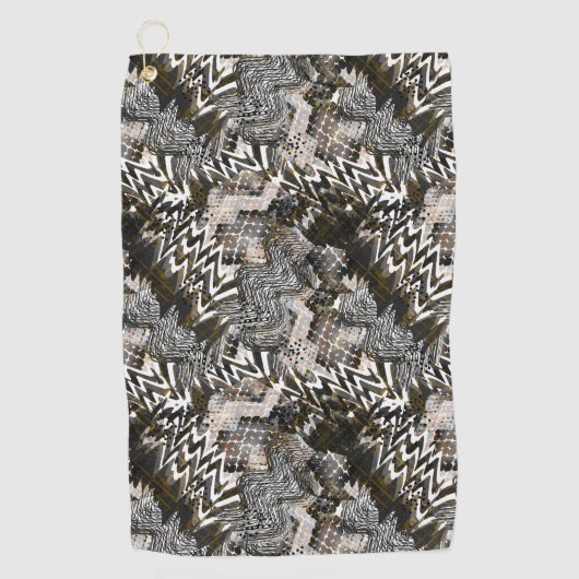 Gecombineerd, etnisch, Afrikaans . Golfhanddoek (Voorkant)