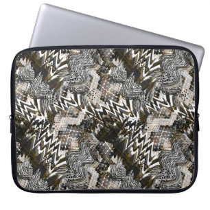 Gecombineerd, etnisch, Afrikaans. Laptop Sleeve