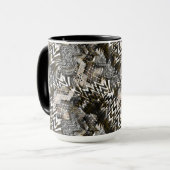 Gecombineerd, etnisch, Afrikaans. Mok (Voorkant links)