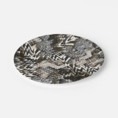 Gecombineerd, etnisch, Afrikaans. Papieren Bordje (Gekanteld)