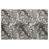 Gecombineerd, etnisch, Afrikaans. Stof (Fat Quarter)