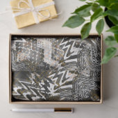 Gecombineerd, etnisch, Afrikaans. Tissuepapier (Geschenk)