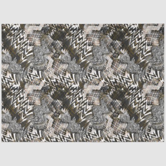 Gecombineerd, etnisch, Afrikaans. Tissuepapier (Voorkant)