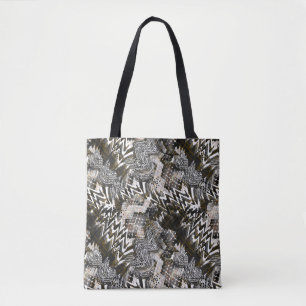 Gecombineerd, etnisch, Afrikaans. Tote Bag
