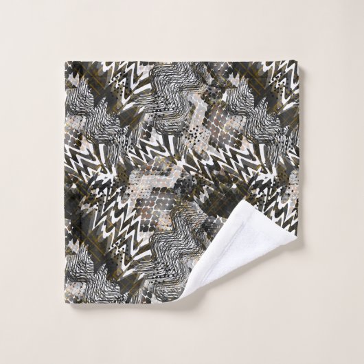 Gecombineerd, etnisch, Afrikaans. Washandje (Wasdoekje)