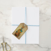 Gecombineerd geweld cadeaulabel (Met Touw)