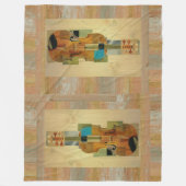 Gecombineerd geweld fleece deken (Voorkant)