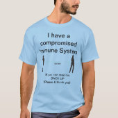 Gecombineerd immuunsysteem Back-up van TShirt (Voorkant)