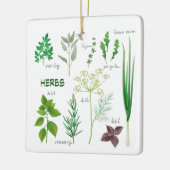 Gecombineerd ontwerp van kruiden, keramisch Orname Keramisch Ornament (Links)