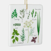 Gecombineerd ontwerp van kruiden, keramisch Orname Ornament (Rechts)