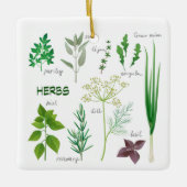 Gecombineerd ontwerp van kruiden, keramisch Orname Ornament (Voorkant)