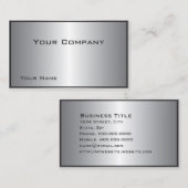 Gecombineerd Silver Shine Corporate Visitekaartje (Voorkant / Achterkant)