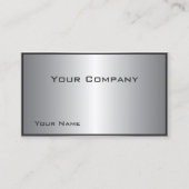 Gecombineerd Silver Shine Corporate Visitekaartje (Voorkant)