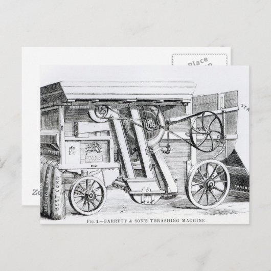 Gecombineerde drempelwaarde voor Garrett en Sons P Briefkaart (Voorkant / Achterkant)