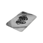 Gecombineerde en tragische theater jester maskers badmat (Gekanteld)