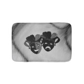 Gecombineerde en tragische theater jester maskers badmat (Voorkant)
