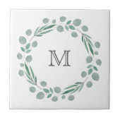 Gecombineerde eucalyptusbladeren tegeltje (Voorkant)