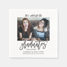 Gecombineerde GraduPartij met Foto Servet