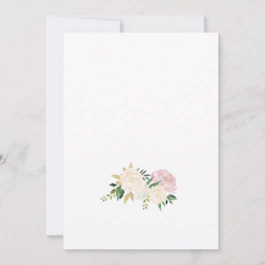 Gecombineerde ideeën over Baby shower en Vrijgezel Kaart (Achterkant)