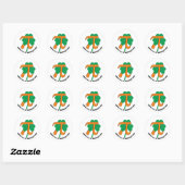 Gecombineerde PI-DAG ST PATRICK'S DAY Ronde Sticker (Vel)