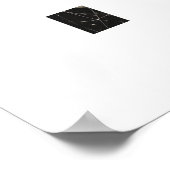 Gecombineerde zwart-wit tekening poster (Hoek)