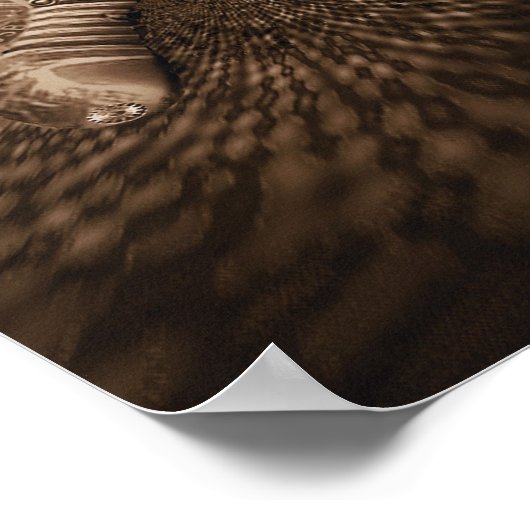 Gecompenteerd in de Druk van het Net Poster (Hoek)