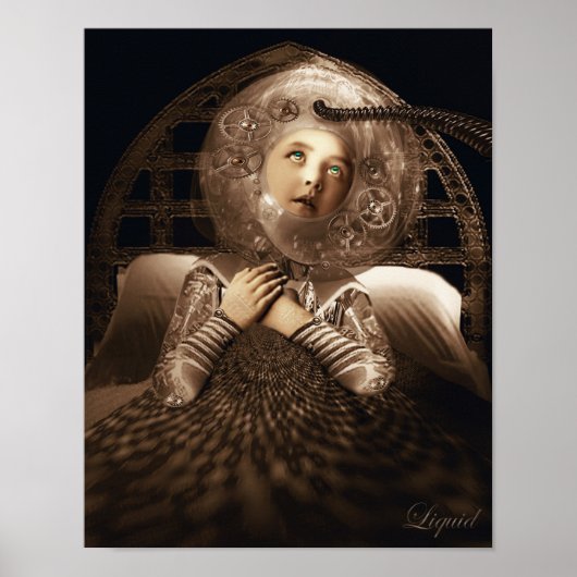 Gecompenteerd in de Druk van het Net Poster (Voorkant)