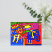 "gecompliceerde natuur " briefkaart (Staand voorkant)