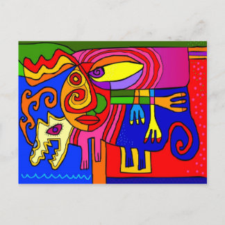 "gecompliceerde natuur " briefkaart