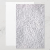 Gecompliceerde sneeuwtextuur briefpapier (Voorkant / Achterkant)
