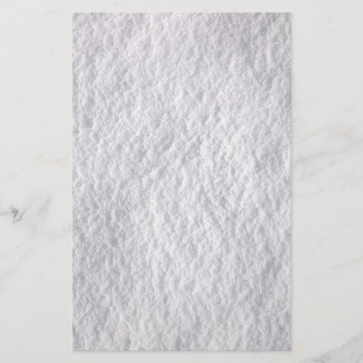 Gecompliceerde sneeuwtextuur briefpapier (Voorkant)