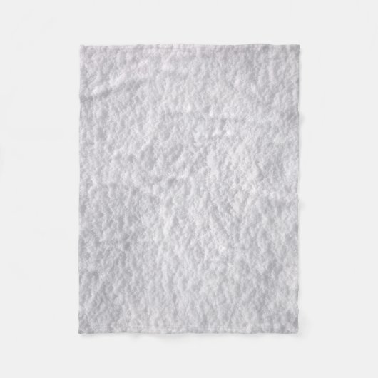 Gecompliceerde sneeuwtextuur fleece deken (Voorkant)