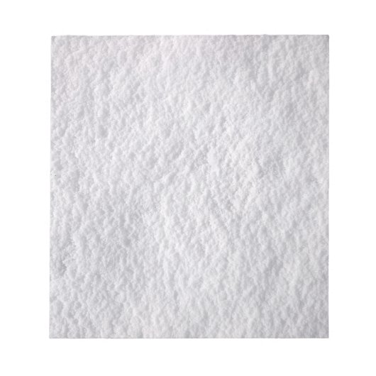 Gecompliceerde sneeuwtextuur notitieblok (Voorkant)