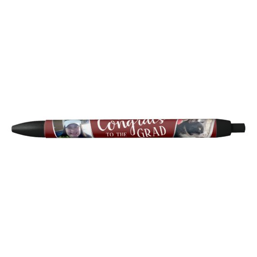 Geconcentreerd aan de Aangepast van de Foto van he Zwarte Inkt Pen (Voorkant)