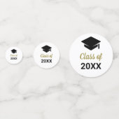 Geconcentreerd Afstudeerder klasse van elk jaar va Confetti (Achterkanten)