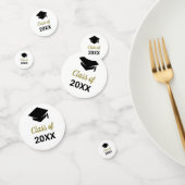 Geconcentreerd Afstudeerder klasse van elk jaar va Confetti (Groep)