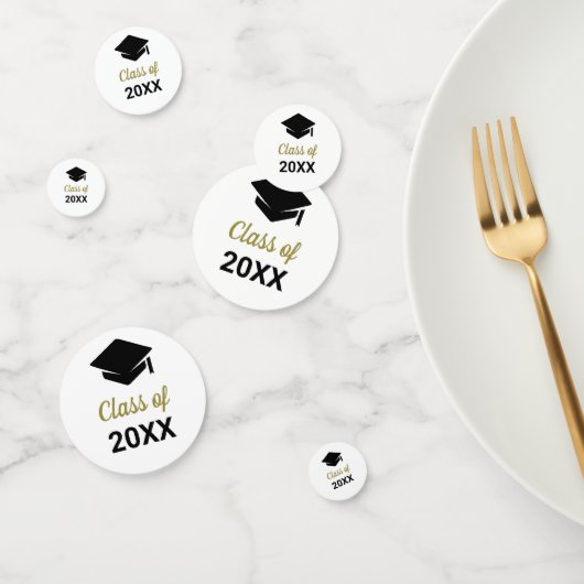 Geconcentreerd Afstudeerder klasse van elk jaar va Confetti (Groep)