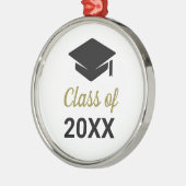 Geconcentreerd Afstudeerder klasse van elk jaar va Metalen Ornament (Links)