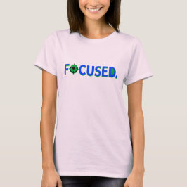 GECONCENTREERD. - Diepe Werk Focus Modus Productiv T-shirt