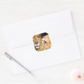Geconcentreerd & Sterkte_ Ronde Sticker (Envelop)