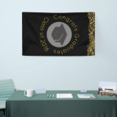 Geconcentreerde afgestudeerden Klasse van 20xx Fau Spandoek (Beurs)