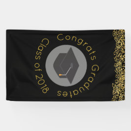 Geconcentreerde afgestudeerden Klasse van 20xx Fau Spandoek