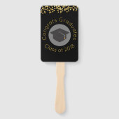 Geconcentreerde graduaten, klasse 2018 w handwaaier (Voorkant)