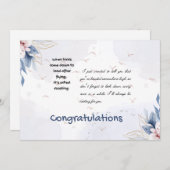 Geconcentreerde kaart (Voorkant / Achterkant)